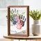 PUDEKO Family Handprint Kit for 5,DIY Craft Family Memories Keepsake Art Baby Newborn