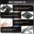 Fridge Lock, 2PCS Upgraded Refrigerator Lock for Freezer, Cabinets, Durable ABS with Adhesive Backing, Easy Install