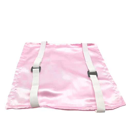 Generic 2 Pack Satin Car Seat Headrest Cover for Babies Car Seat Satin Hair Protector Silk Head Rest Cover for Baby