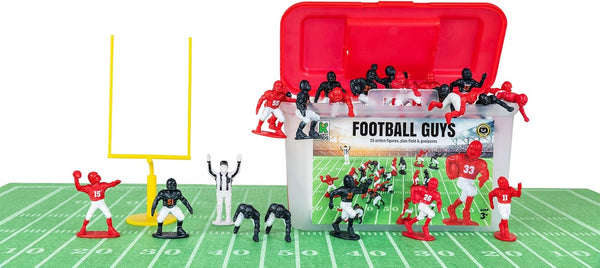 Kaskey Kids Football Guys, Red White vs. Navy White, 30 Pieces in