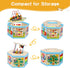 9-in-1 1+ 1-2 Wooden Activity Cube Montessori Toys for Year Old Boys Girls Educational Learning Toys for Toddlers Age
