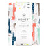 HonestBaby Fitted Crib Sheets - 100% Organic Cotton, Multi-Colored Giraffes, Fits Standard Mattress, Unisex