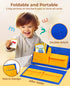Gamenote Word Building Desktop Pocket Chart - CVCC & CCVC Word Phonics GameSight Words Flash Cards Kindergarten