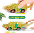 faentwc Dinosaur Painting Toys for Kids 5-7: 2 in 1 Dino Arts Painting Kits and Pull Back Cars Toy for Boys and Girls