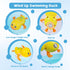 Swimming 3 Pack Cuterabit Baby Bath Toys, Floating Wind Up Turtle and Duck, Bathtub Toys, Pool Toys, Water Toys