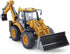 Dollox Die-cast Excavator Backhoe Front Loader Truck 1/50 Metal Engineering Vehicle Construction