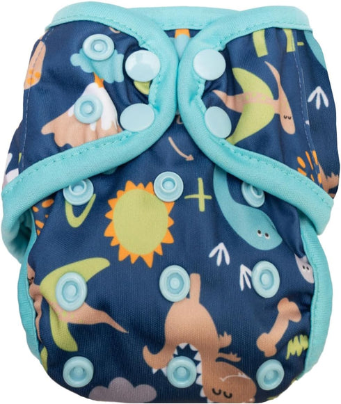OsoCozy One Size Reusable Cloth Diaper Covers - Adjustable Snap Fit &