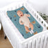 Woodland Camping Animals Changing Pad Covers, Cute Deer Trees Arrows, Soft Stretchy Sheets for Boys Girls 32''x16''