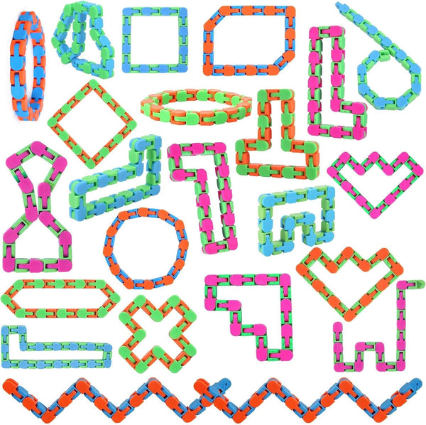 Woosir 24 Pack Wacky Tracks Fidget Sensory Toys Valentines Day Gifts Classroom