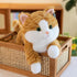 19 inch 3 lbs Cat Weighted Stuffed Animals, Realistic Weighted Cat Stuffed Animal, Sensory Comfort Plush Throw Pillow