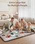 71x59 Inch Blissful Diary Baby Play Mats for Floor, Thicker Foam Playmats for Babies and Toddlers, Soft Cushioning Baby
