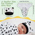 VitalCozy 2 Pack 3-7 Lbs Preemie Baby Swaddle Blanket Wrap with Hat Preemie Hat Newborn Receiving Blanket Wrap for Boy