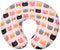 Qehuruxo Cute Cat Nursing Pillow Cover for Baby Girl Breastfeeding Pillow Slipcover with