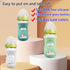 QinSuiKai 4 Pack 8 OZ) Silicone Sleeves for Avent Natural Glass Baby Bottles, Anti Breakage Baby Bottle Holder