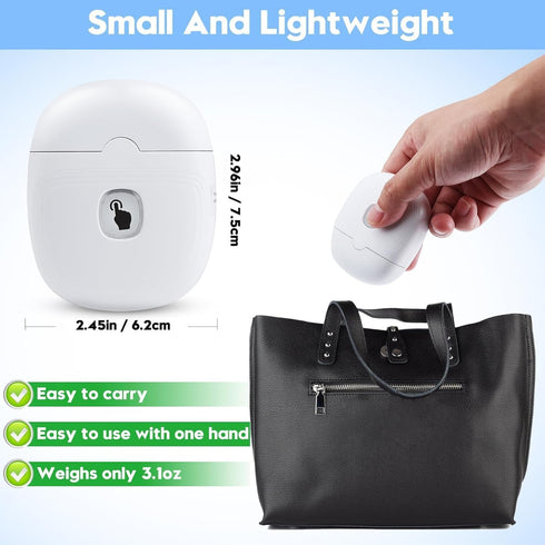 Morbex Green Trimmer, 2 Set,Fingernail Electric Nail Clipper,Automatic Baby Electric Nail Rechargeable Speed Nail Kit