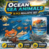 16 Playset Liberty Imports Bucket of Ocean Sea Animals Toys - PCS Large Underwater Deep Sea Creaures, Realistic Soft