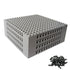 4pcs Brick 16x16 Classic Baseplate Building Plates for Building Bricks, Gray Background Boards for Pixel Paintings