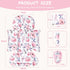 3 Set, 3 1 SWESEN Infant Car Seat Insert with Strap Covers Car Seat Head Support Baby for Girls, Soft in Baby Car Seat