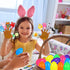 12 Pack Easter Eggs Prefilled with Animal Finger Puppets, Easter Basket Stuffers Plastic Easter Eggs Fillers Surprise
