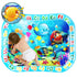 Extra Big Infant Water mat, Large Water Play mat, Seas and Oceans Tummy Baby Toys with BB Call, Fun Early Development Activity Play Center for Newborn (39.5x31.5 in)