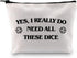 D and D Dice Bag - Dungeon Master DM Gift, Yes I Really Do Need All These Dice Pouch
