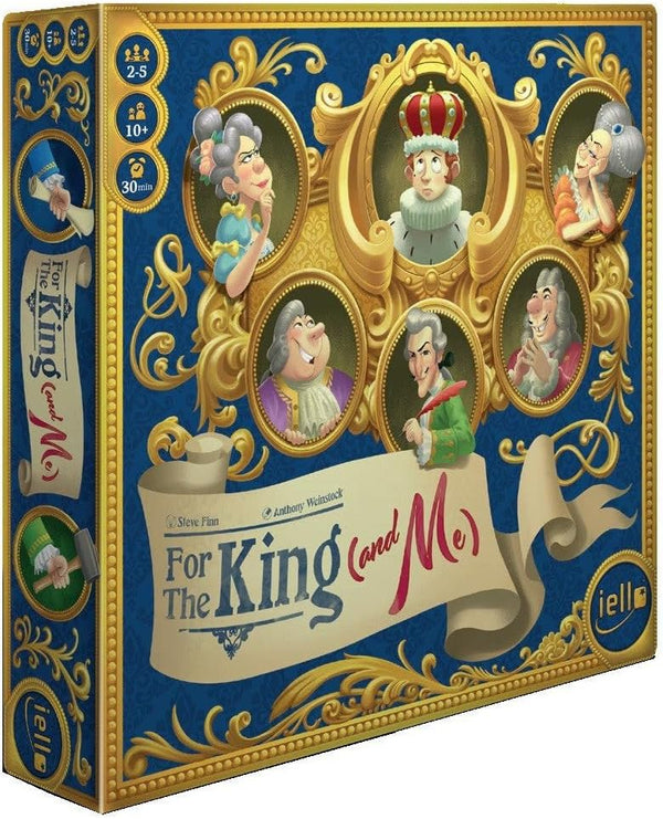 IELLO for The King (and Me) Strategy Board Game, Comical Theme, Auction & Collection Mechanics, Ages 10+