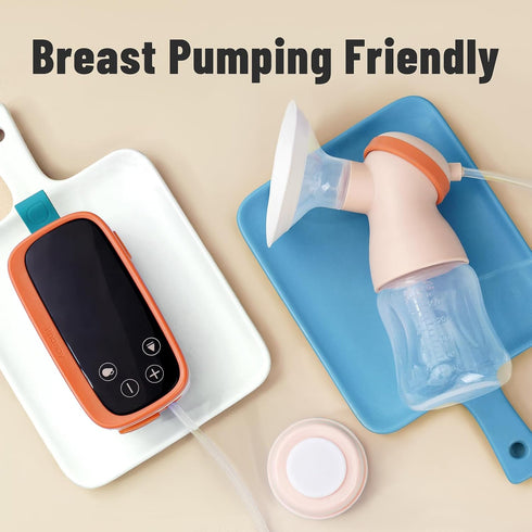 6pcs 6oz Phanpy Breast Milk Storage Bottles with Handwriting Stickers, Breastmilk Storage Containers for Fridge, Wide