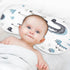 YETTASBIN 2 Packs Viking Dragon Ship Muslin Baby Burp Cloth, Super Soft Absorbent Cotton Burp Rag Baby Bibs Feeding