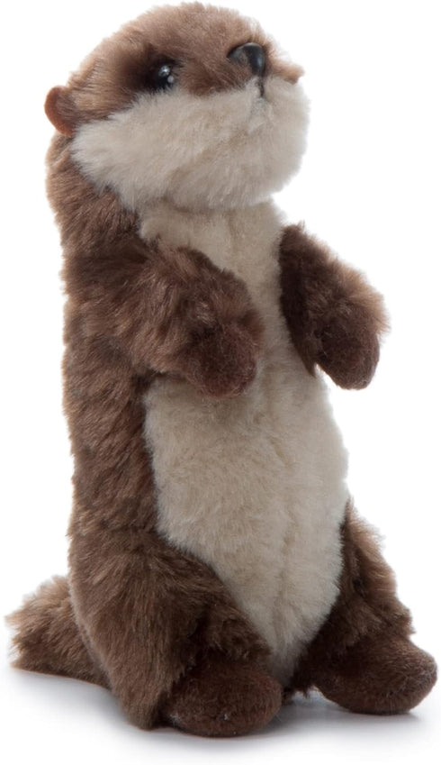 The Petting Zoo River Otter Plushie, 6 inches, Gifts for Kids, Wild Onez Babiez Wildlife Animals, River Otter Toy