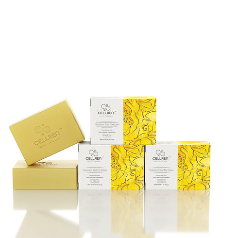 Generic 4oz CellRen Eczema Soap Bar. Natural Relief for Eczema. Safe For Adults, Kids, and Babies. Extra Skin-Calming