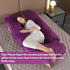 BATTOP Pregnancy Pillows for Sleeping,Full Body Pillow for Pregnancy Women with Removable Cover,Support