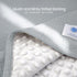 2Pack 30"x40"(NavyBlue) lulumoon Baby Blankets for Newborn Unisex: Thermal Minky Dotted Backing - Muslin Receiving