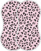 GOODOLD Leopard Print Pink Muslin Baby Burp Cloths - Super Absorbent and Soft