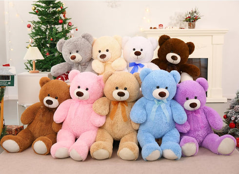 3 36 MorisMos Giant Teddy Bear Stuffed Animal ft, in Large Teddy Bear for Baby Shower Decor, Soft Big Stuffed Animal