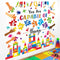 wondever Reading Corner Builders Blocks Wall Stickers Inspirational Quotes You are Capable