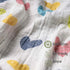 100% Cotton Muslin Baby Bath Poncho - Soft & Absorbent Hooded Towel for Infants & Toddlers, Lightweight and Breathable
