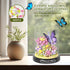 Flower Bouquet Building Set, 582 PCS Mini Building Block Kit with Dust Cover, Butterfly Wildflower for Adults, Girls &