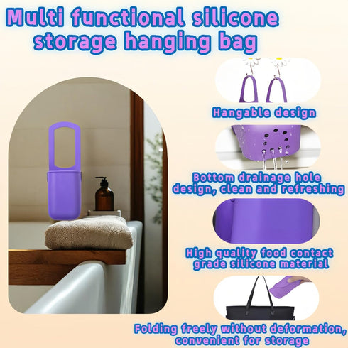 Universal Foldable Silicone Cup Holder Dual-Open Design fits Most Bottles&Cups.Leak-Proof, Food-Grade Silicone,Easy