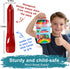 DreamCosy 1-3, 24 16 4-8, Triangle Jumbo Crayons for Toddlers Colors Washable Crayons with Printed Coloring Sheets