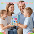 1-3 17PCS Set, 1+ Bath Toys for Kids Ages Fun and Easy-Grip Mold Free Baby and Toddler Bath Toys Interactive Flower
