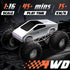 1:16 4-7, 4WD 5+ Monster Truck Toys, Amphibious Remote Control Car for Boys Waterproof RC Trucks, All Terrain Off-Road