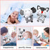 Baby Rattles 0-6 Months, Newborn Toys, Black & White High Contrast Plush Stuffed Toys for 0-12 Months Girl Boy