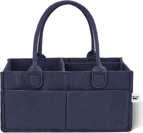 Mr. Pen- Baby Diaper Caddy Organizer, Navy Blue, Nursery Storage Bin and