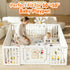 Ressainic 1.3" 50x50 Thick Baby Play Mat for Floor, Playpen Mat for Toddlers Infant Kids, Ultra Soft Support Cushioned