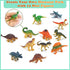 13 in 1 Dinosaur Toys for Kids 3-5, Carrier Truck Toys for Dinosaur Transport, Birthday Gifts for Toddlers