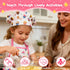 MEIDAYAI 11 Set 3-8, PCS Kids Baking for Girls, Chef Costume with Adjustable Apron & Hat, Pretend Play Kitchen Toys