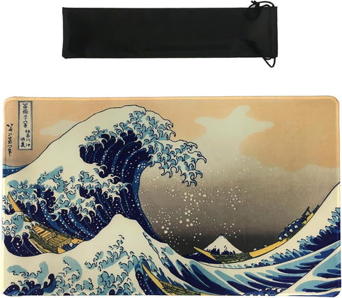 MTG Playmat 24 x 14 Inches - Non-Slip Rubber Card Game Playmat with Storage Bag, TCG Mouse Pad