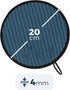 Sensori 20 Pack 8", Sensory Mats Sensory Pads, Playmats for Classroom, Playroom Must Haves, Early Learning Tactile