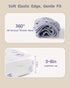 52x28Standard 4 Pack Baby Crib Sheets Girl, Toddler Bed Sheets Fitted for Crib and Toddler Mattresses, Soft Breathable