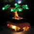 Vaodest LED Light for Lego Bonsai Tree 10281 Model, Compatible with Model 10281, Green